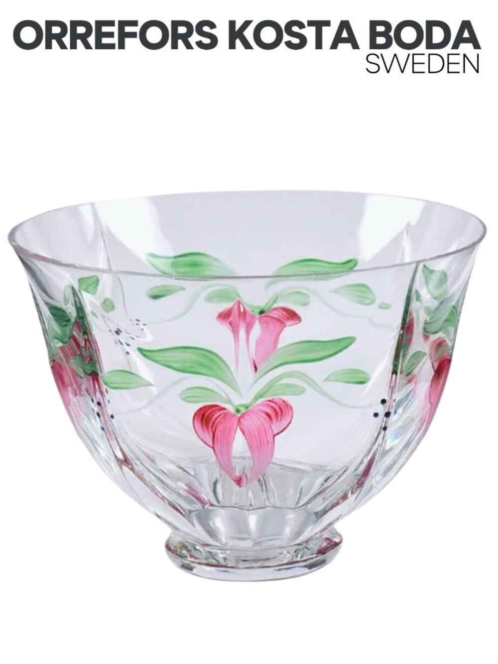 ORREFORS Sweden Rare Maja 5" Round Bowl - Picture 1 of 15
